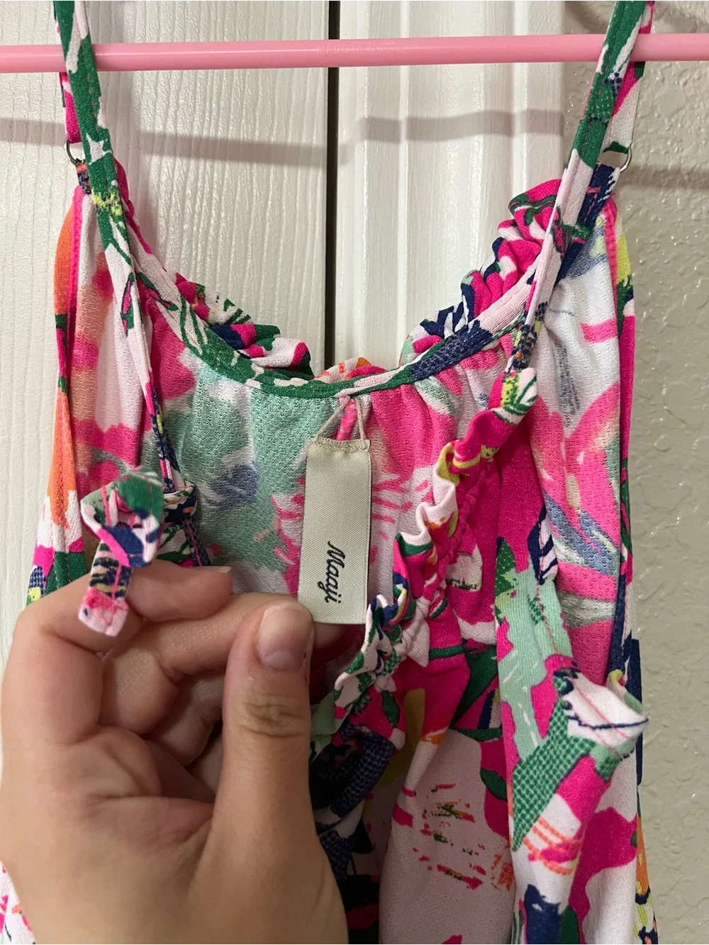 Maaji Zinnia Anori Girls Romper Size 4 Tropical Floral